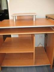 Beech Computer Desk / Unit