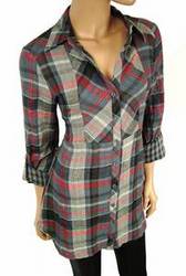 Dorothy Perkins Plus Size Check Top