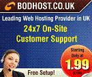 Cheap and Affordable UK Web Hosting Services provided by BODHostUK