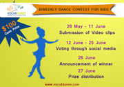 Vocab Tunes’ Biweekly Dance Contest 2017—Learn and Win $100