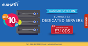 10% off the first invoice on eUKhost E3 Dedicated Servers
