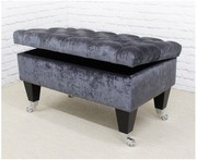 Footstools & More Offers Bespoke Black Storage Ottomans