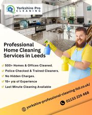 Professional Home Cleaning Services in Leeds | Starting from £17/hr